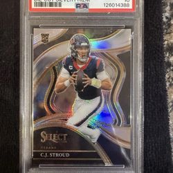 2023 CJ Die-cut Silver Prizm Rookie Card Psa Gem Mint 10