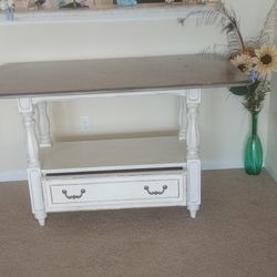 Distressed Counter Height Ashley Signiture Kitchen Set With Drawer