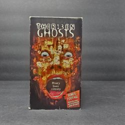 Thir13en Ghosts VHS 2002 Rare Blockbuster Video Former Rental Bonus Footage