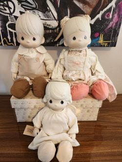 Precious Moments Porcelain Dolls Collection Set Of 3 