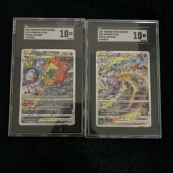 Pokémon Japanese Mewtwo 221 / Charizard 212