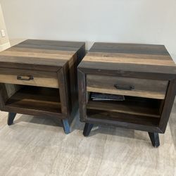 Wood Side Table