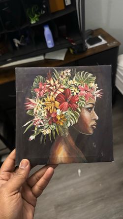 Blooming Black Woman painting