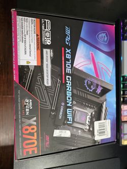 MSI MPG X870E CARBON WIFI Motherboard – Excellent Condition