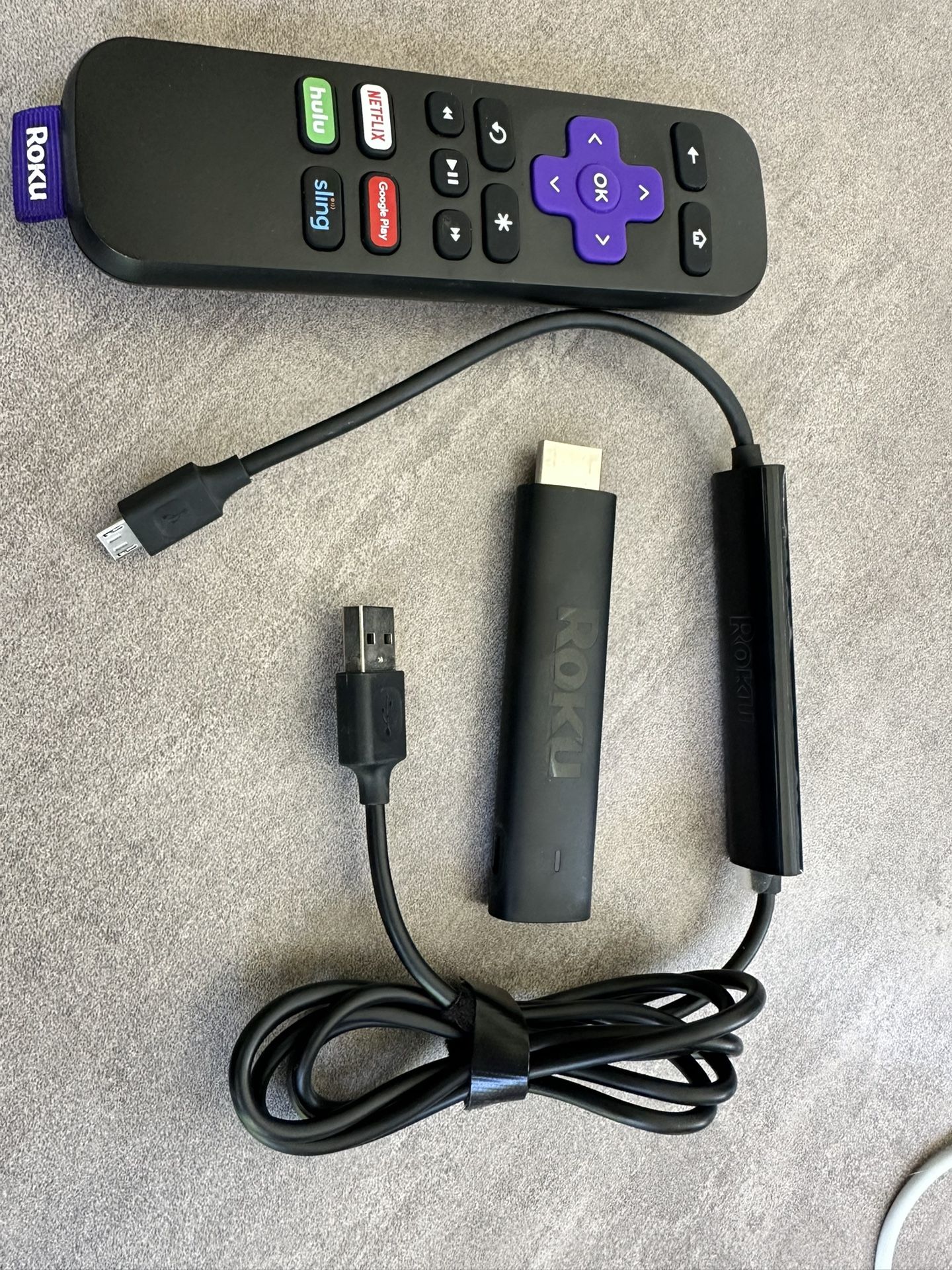 Roku Streaming Stick 4K 3820R (3820X) 4K Streaming Device w/ Remote