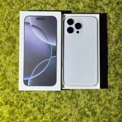 iPhone 16 Pro Max | 256GB | White Titanium | Factory Unlocked