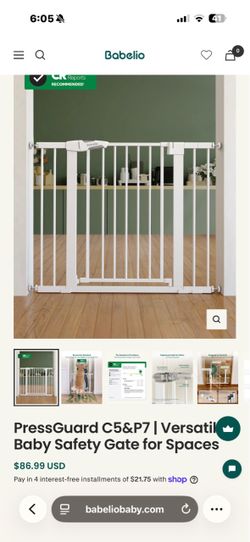Babelio PressGuard Baby Safety Gate