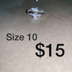 Silver Ring Size 10