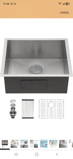 21 Inch Undermount Kitchen Sink $110