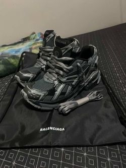 Balenciaga runners dark grey and black size 9