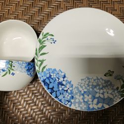 Floral & Butterly Dishes