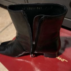 Leather Salvatore Ferragamo Booties
