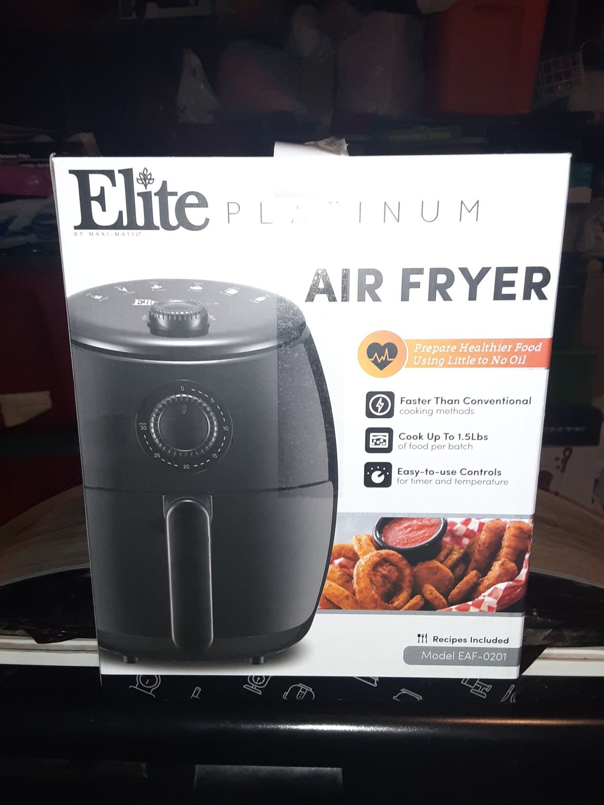 Elite platinum air fryer 2.1 Q.T. oil free