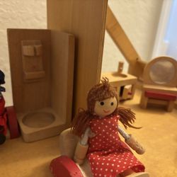 Wooden Doll House 