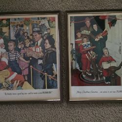 Original Plymouth 1949 And 1950 Christmas Ads