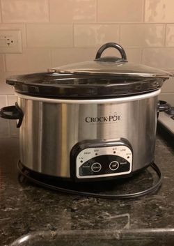 Crock-Pot Programmable Slow Cooker - Silver - 6 qt
