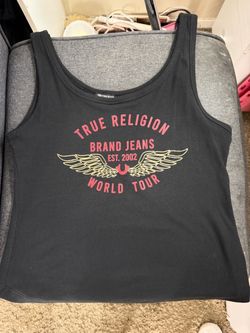 True religion black tank