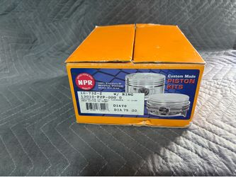 NPR Honda D16Y8 Piston Kit w/ Rings 75.00mm Standard Bore P/ N 13010-P2P-000 New