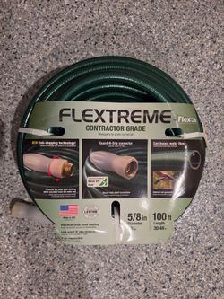 100ft Flextreme Contractor Garden Hose By Flexon