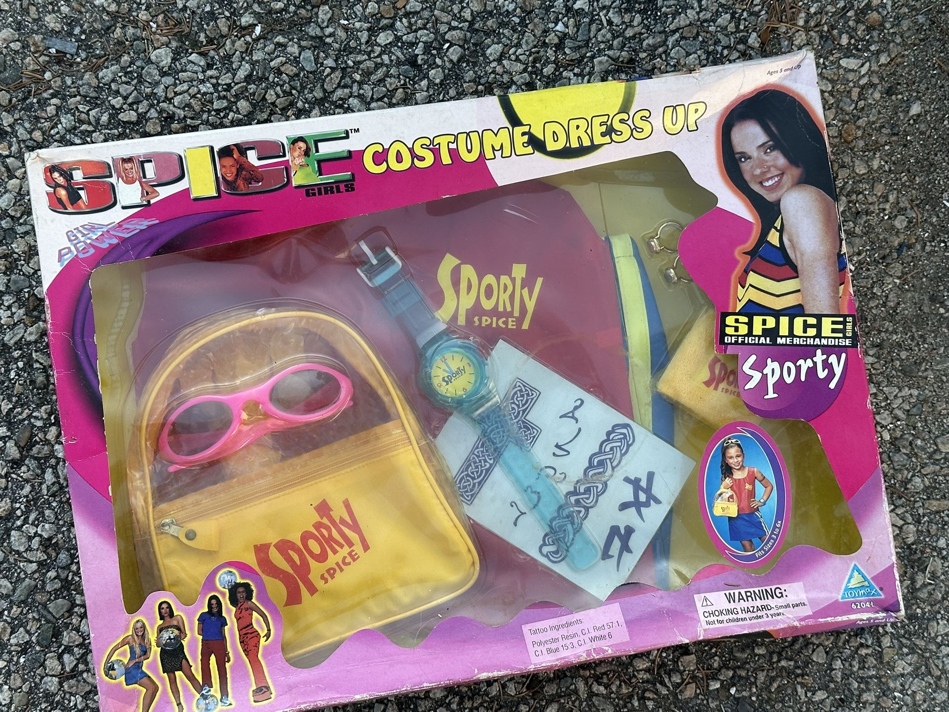 Sporty Spice Costume Dress Up