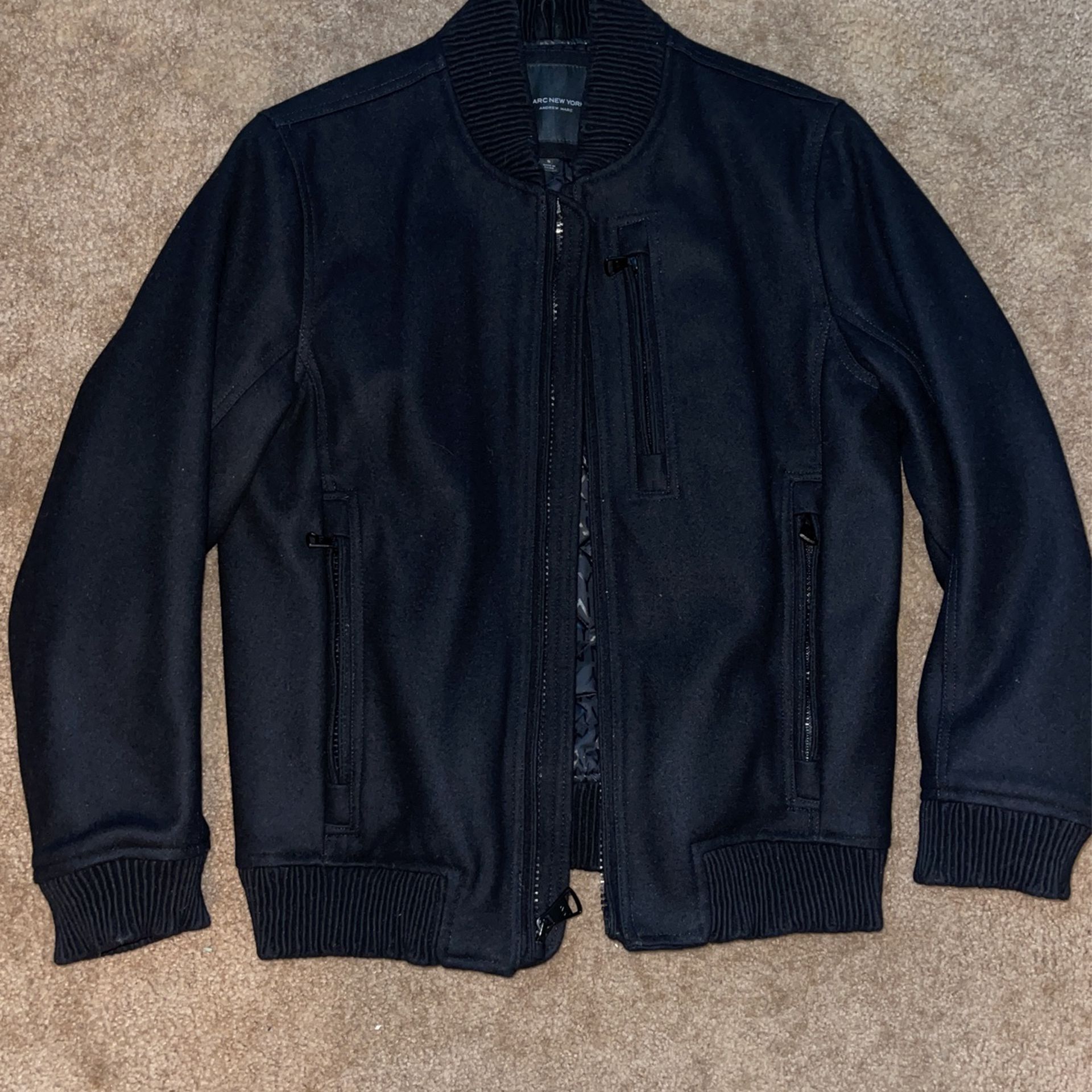 Marc New York Bomber Wool Blend Jacket