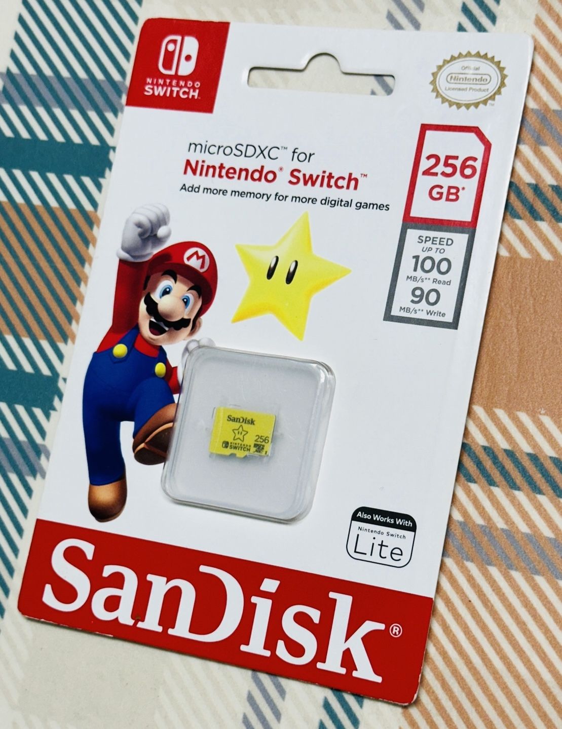 NEW SanDisk 256GB microSDXC Micro SD Card for Nintendo Switch SDSQXAO-256G-GNCZN