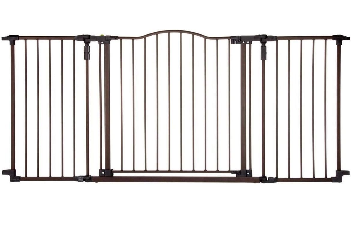 Toddleroo 72” Wide Deluxe Décor Gate Bronze NEW