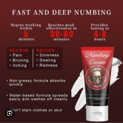 numbing cream 4 tattoos or permanent makeup. new