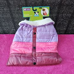 FetchWear Pet Winter Jacket Water Resistant Dog Coat Puppy Clothes - MEDIUM