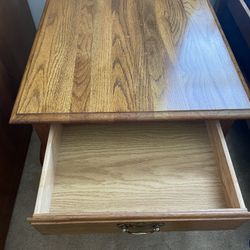 Solid Wood End Table