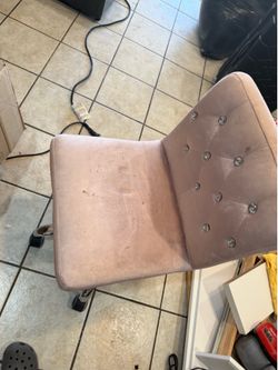 Chair and poster