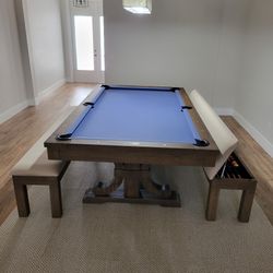 Complete Dining Pool Table Package 