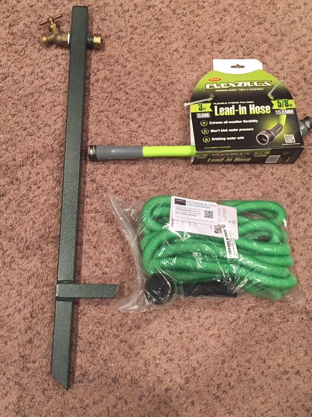 3 Piece Garden Hose Extension Kit w Faucet