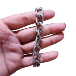 Vintage Silver Toned Link Bracelet