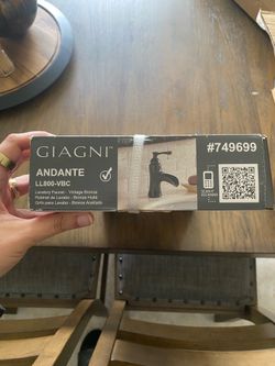 Giagni Andante Bathroom Faucet - New, Never opened
