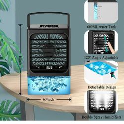 New In Box Portable Air Conditioner Mini Air Hunidifier And Fan 