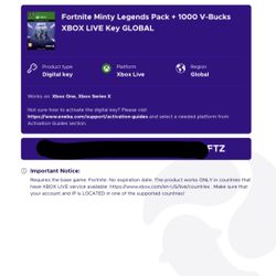 Fortnite minty legends pack