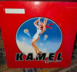Vintage Metal Sign Kamel Cigs.