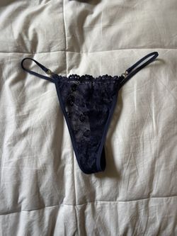 Women’s Navy Blue Thong Underwear