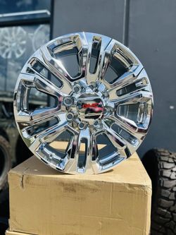 22" RIMS TIRES WE OFFER PAYMENT OPTION GMC CHEVY 2500