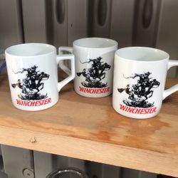 3 Winchester Coffee Cups