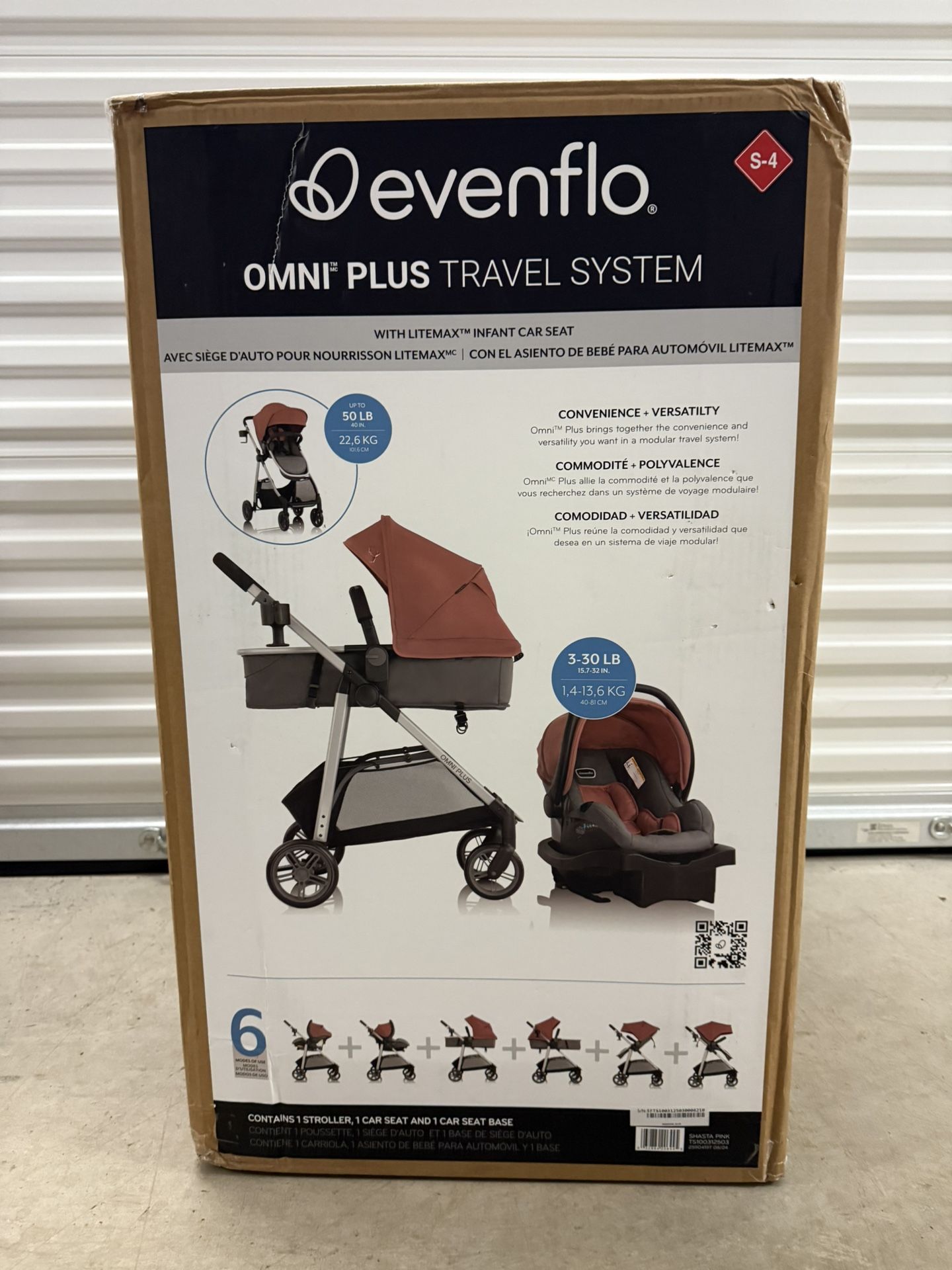 (NEW) Evenflo Omni Plus Modular Travel System 