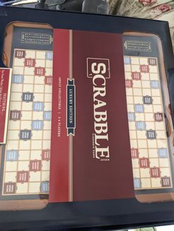 Scrabble luxury edition unopened