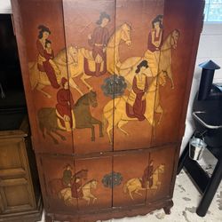 Asian Art Armoire