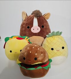 10" Phillip the horse Squishmellow +3 other squishmeillows.