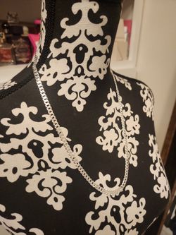 New Cuban link diamond cut Chain Italian 925 6mm 24in