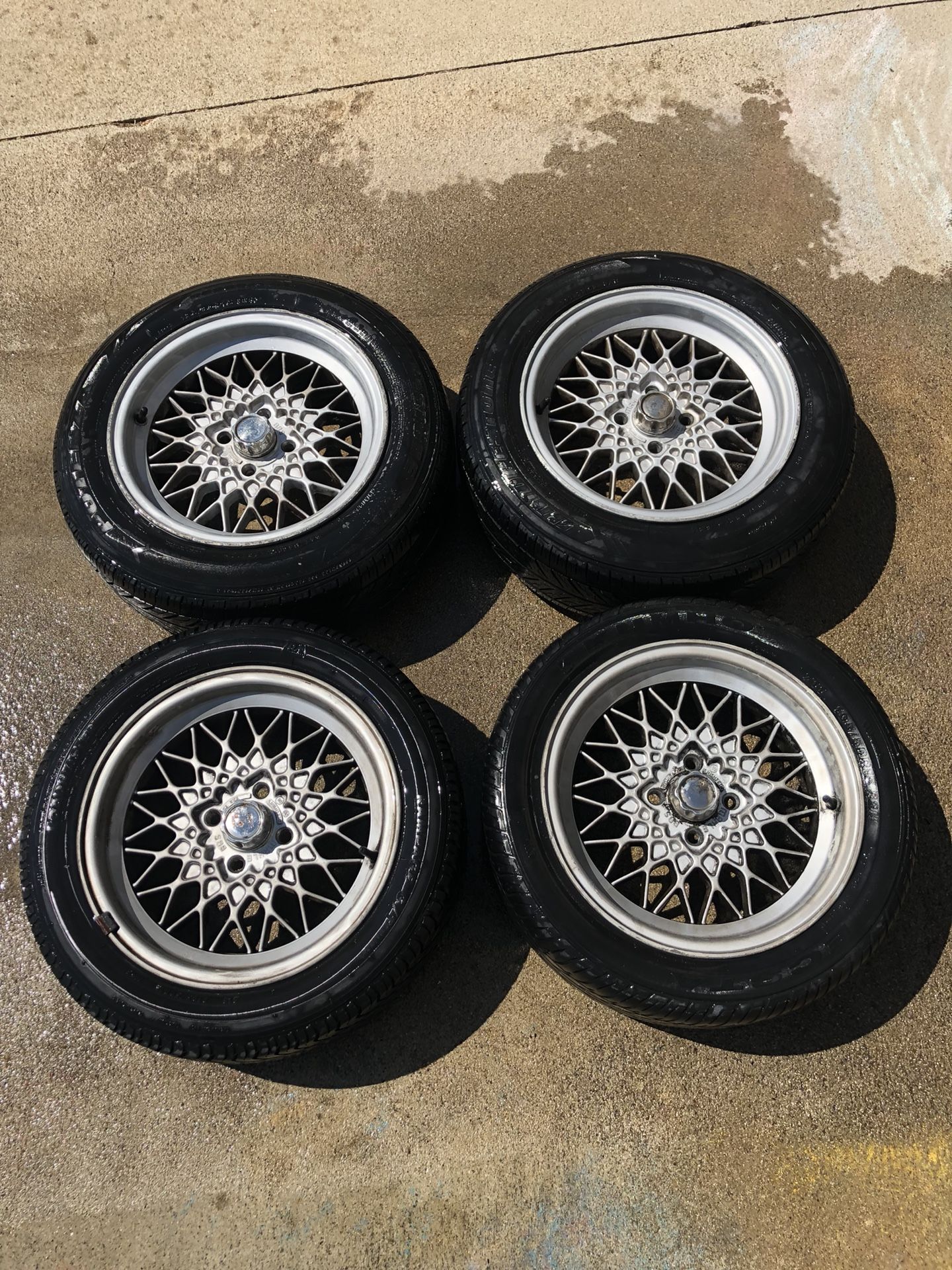 15x7 BBS MAHLE wheels 4x100 et13