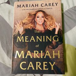 The Meaning of Mariah Carey  (Hardcover) Memoir Book