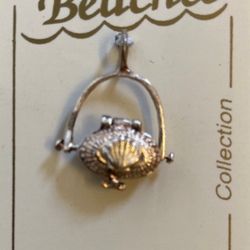 Pendant new silver sea shell charm Jewelry necklace