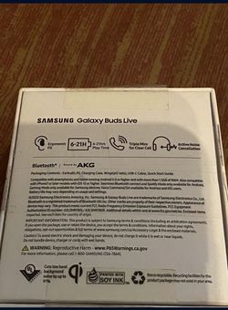 Samsung Galaxy Buds Live SM-R180 True Wireless Earbud Headphones AKG  Bluetooth
